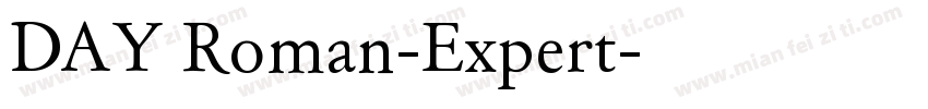 DAY Roman-Expert字体转换